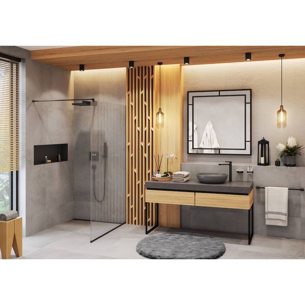 Porter E Душовий тримач, колiр покриття матовий чорний HANSGROHE 28387670 28387670 фото
