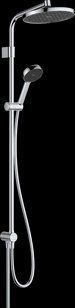 ACTIVERA S 240 1jet Showerpipe Reno душова система EcoSmart, хром HANSGROHE 28074000 28074000 фото