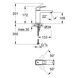 Eurocube Змішувач для раковини, одноважiльний Grohe23446000 23446000 фото 2