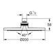 New Tempesta Cosmopolitan 200, Верхній душ Grohe27541001 27541001 фото 2