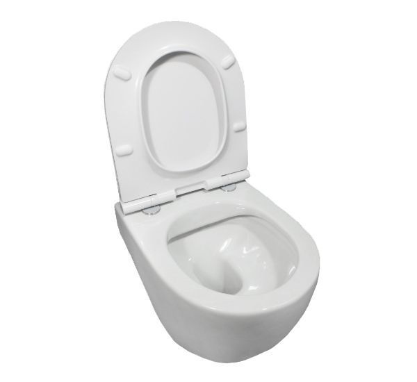 MERIDIAN Rimless унiтаз пiдвiсний CPT, в комплектi з сидiнням Urea/Duroplast Slim, slow closing (48см) ROCA A34H242000 A34H242000 фото