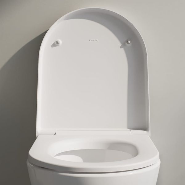 PRO X Rimless/Silent Flush підвісний унітаз, в комплекті з сидінням slow closing, білий LAUFEN H8668600000001 H8668600000001 фото