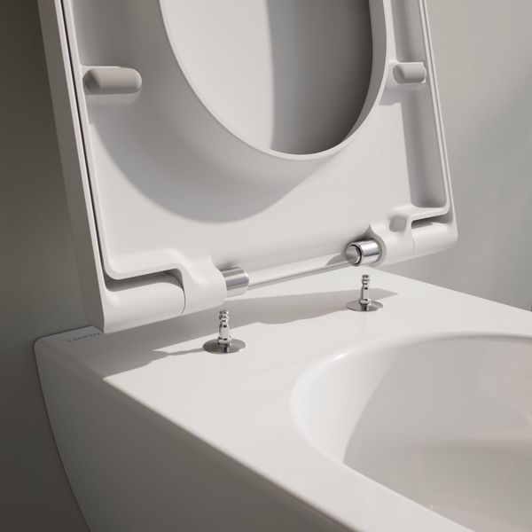 PRO X Rimless/Silent Flush підвісний унітаз, в комплекті з сидінням slow closing, білий LAUFEN H8668600000001 H8668600000001 фото