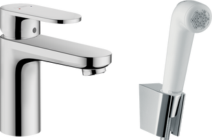 Смеситель для умывальника с гигиенической лейкой HANSGROHE VERNIS BLEND 71215000 71215000 фото