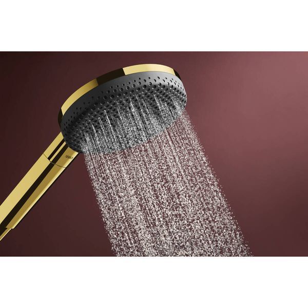 RAINDANCE ALIVE SELECT S ручний душ (3 типи струменів RainAir, PowderRain, Massage), полірованне золото HANSGROHE 24500990 24500990 фото