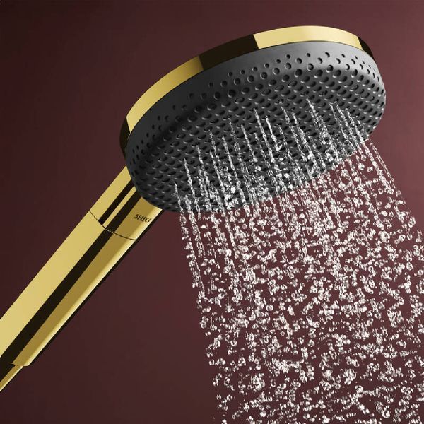 RAINDANCE ALIVE SELECT S ручний душ (3 типи струменів RainAir, PowderRain, Massage), полірованне золото HANSGROHE 24500990 24500990 фото