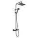 VERNIS SHAPE душова система Showerpipe 230 з термостатом, 1jet, чорний матовий HANSGROHE 26286670 26286670 фото 1
