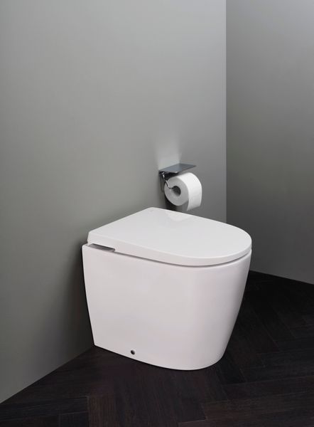 AVANT Rimless/Vortex/Silent Flush унітаз підлоговий з вбудованим бачком In-Tank&reg;, внутрішнє підключення, в комплекті з сидінням slow closing ROCA A80336MS0W A80336MS0W фото